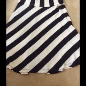 Gap summer knit skirt nautical stripes